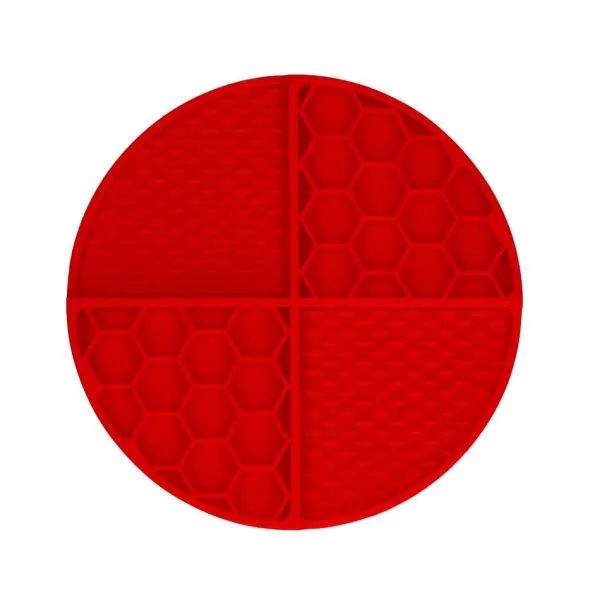 Eat Slow Live Longer Lick Mat Dimensions Circle | The Dog Lounge Cheap